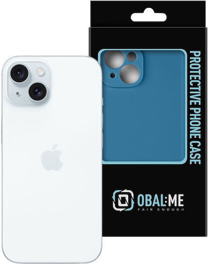 Obal:Me Back Cover Σιλικόνης Μπλε (iPhone 15)