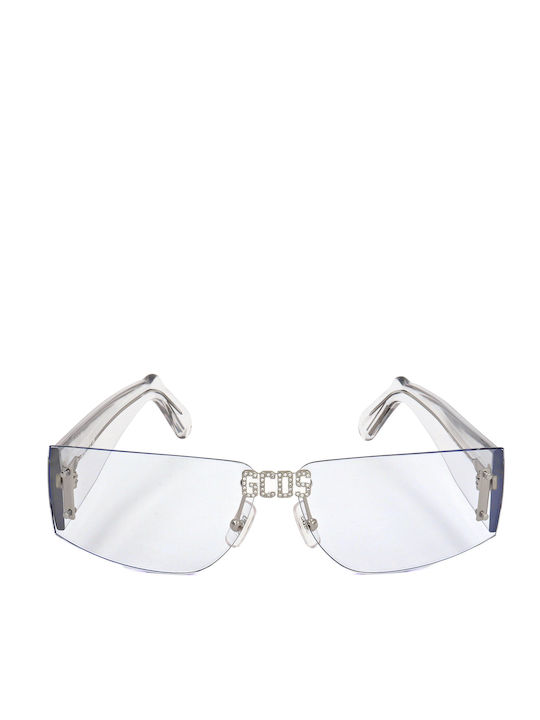 GCDS Unisex Sunglasses with Transparent Frame and Transparent Lens GC-1066165