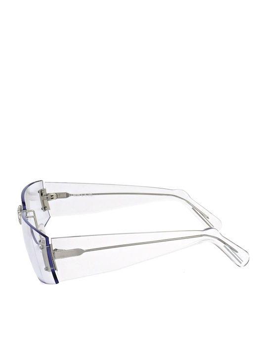 GCDS Unisex Sunglasses with Transparent Frame and Transparent Lens GC-1066165