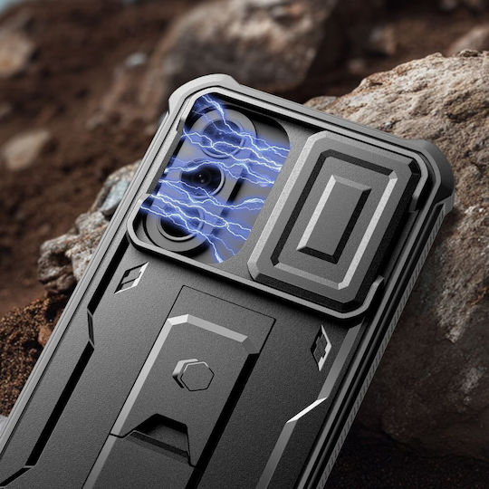 Tech-Protect Cam+ Back Cover Aramid Fiber Black (Galaxy A57)
