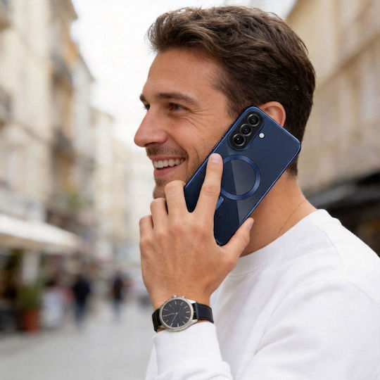 Tech-Protect Magflex Silicone Back Cover Navy Blue Galaxy A57
