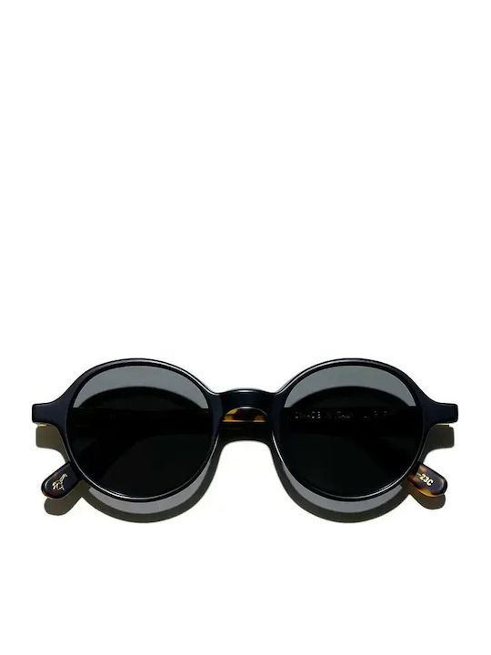 L.G.R. Reunion Unisex Sunglasses with Plastic Frame Black Matt / Havana Tartarugato Matt 23C / Flat Grey