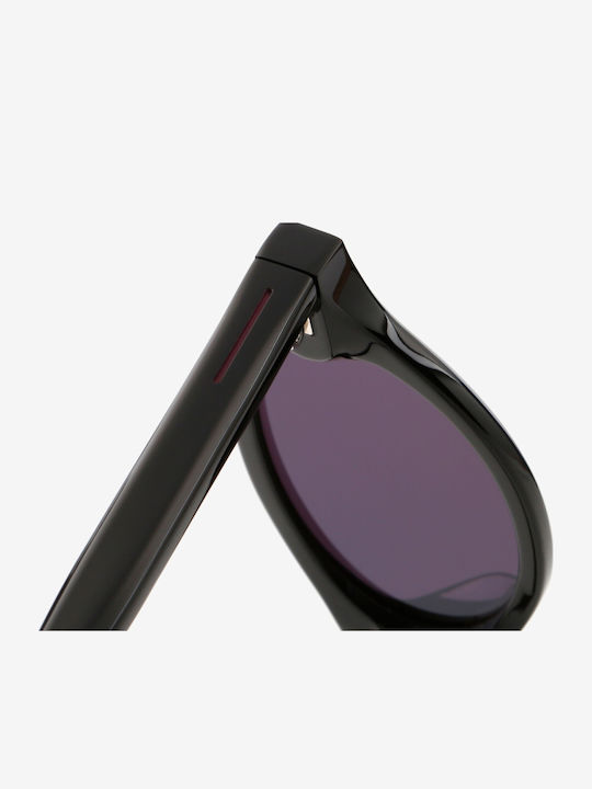 Projekt Produkt Men's Sunglasses with Black Plastic Frame and Black Lens 476382