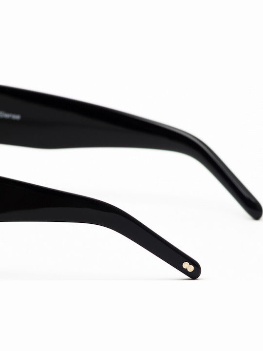 Common Sense Men's Sunglasses with Black Plastic Frame and Black Lens 467970