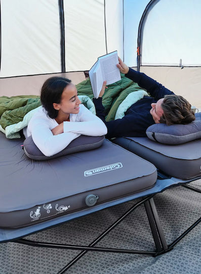 Coleman Auto-umflare Saltea de Dormit Camping Single Neagră