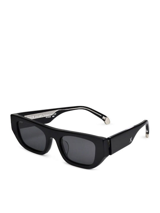 Oscar & Frank Dostyk Unisex Sonnenbrille mit Schwarz Kunststoff Gestell und Schwarz Linse 477029