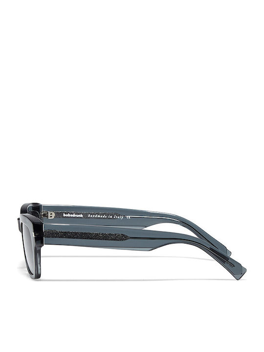 Bob Sdrunk Men's Sunglasses with Gray Plastic Frame and Gray Gradient Polarized Lens 418323