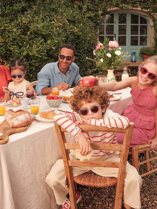 Olivio & Co Oval Kids Light Blue Sunglasses For 3-5 Years