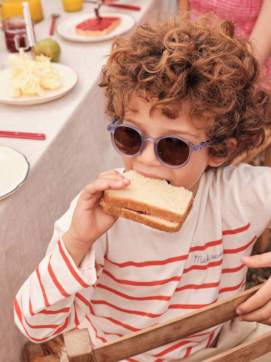 Olivio & Co Oval Kids Light Blue Sunglasses For 3-5 Years