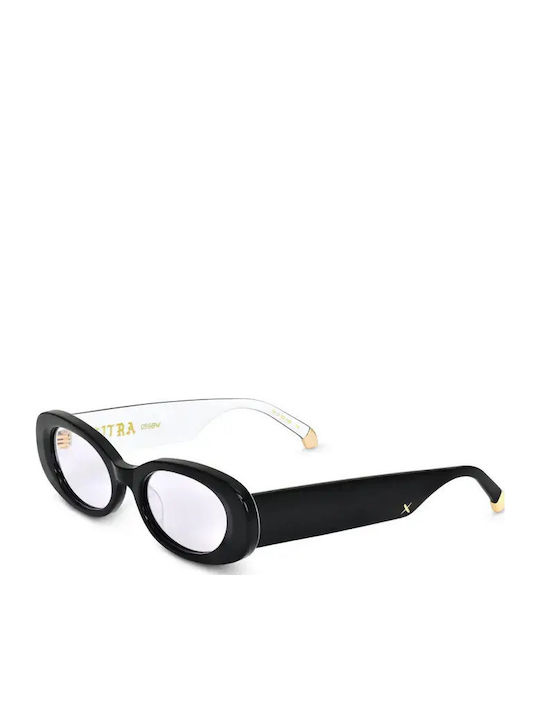 Oscar & Frank Citra Damen Sonnenbrille mit Schwarz Kunststoff Gestell und Schwarz Linse 473710