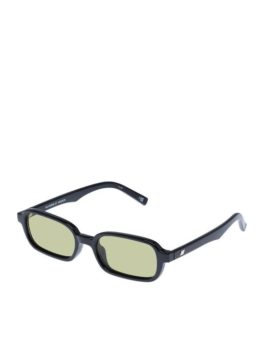 Le Specs Herren Sonnenbrille mit Schwarz Kunststoff Gestell und Schwarz Linse LSP2352292
