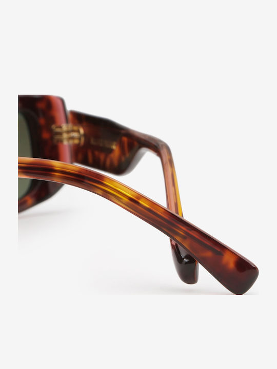Projekt Produkt Men's Sunglasses with Brown Tartaruga Plastic Frame and Brown Lens 476397