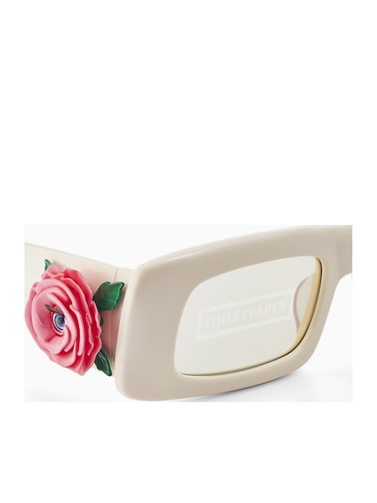 Etnia Barcelona Women's Sunglasses with Beige Plastic Frame and Beige Lens 476562