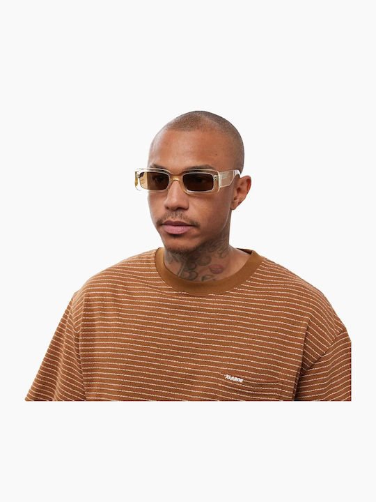 Akila Verve Men's Sunglasses with Yellow Frame and Transparent Lens 424853