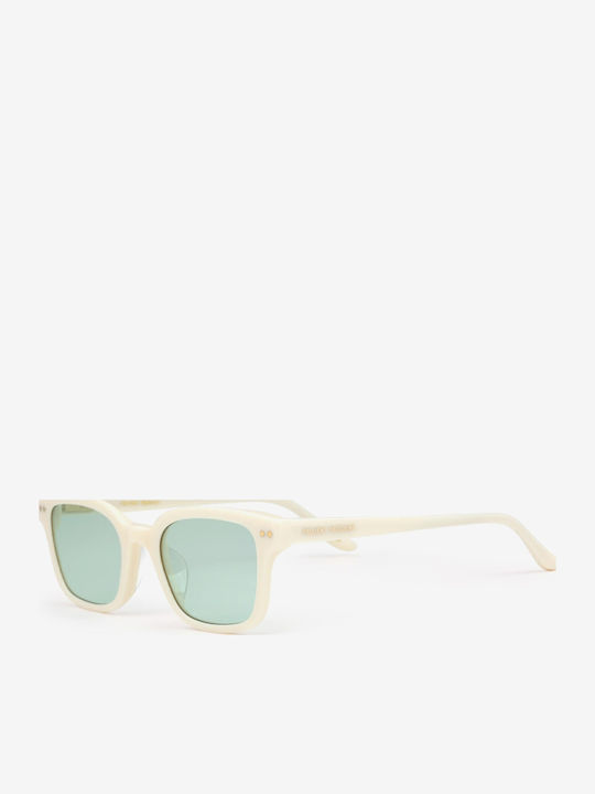 Projekt Produkt Unisex Sunglasses with Beige Horn-Rimmed Frame and Beige Lenses 476358