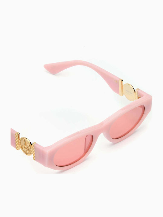 Akila Sunglasses Ροζ Χρυσά with Acetate Frame & Pink Lens Akila Sunglasses Ροζ Χρυσά with Acetate Frame & Pink Lens