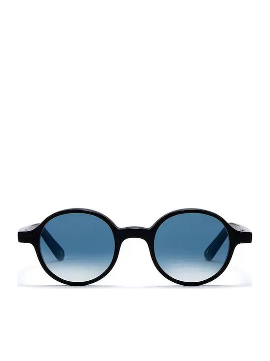 L.G.R. Reunion Sonnenbrillen mit Black 01 / Photochromic Rahmen und Hellblau Linse