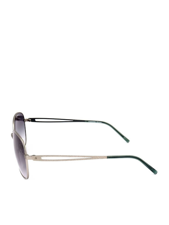 Rodenstock Γυναικεία Γυαλιά Ηλίου με Ασημί Κοκκάλινο Σκελετό και Ασημί Ντεγκραντέ Καθρέφτη Φακό R1418 B
