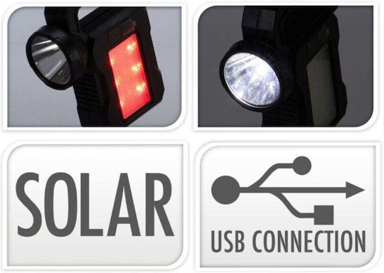 Lampă de Camping cu Lanternă Încărcare Usb Solar Redcliffs