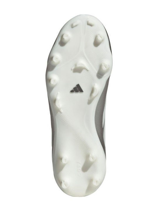 League FG Kids Soccer Cleats Molded Outsole Silver