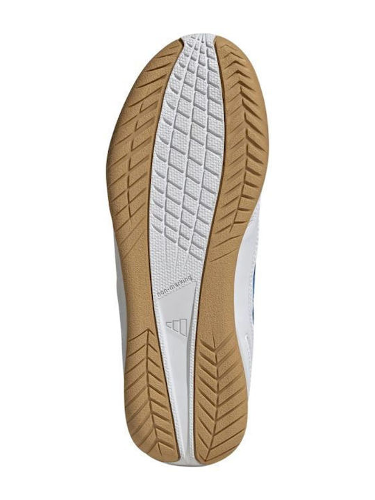 Kids Soccer Cleats Super Sala Indoor White