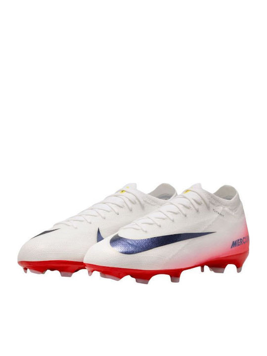 Mercurial Vapor 16 Pro FG Детски Футболни Обувки с Бутони Бежови