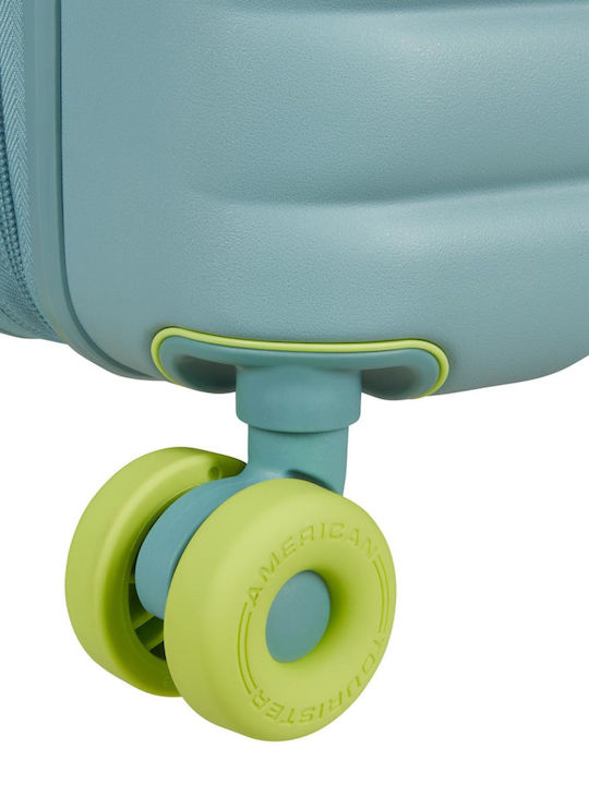 American Tourister Reise Koffer Kabine Hart Muted Mint mit 4 Räder Höhe 55cm 159930-B012