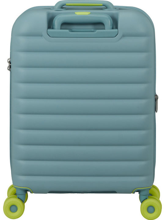 American Tourister Reise Koffer Kabine Hart Muted Mint mit 4 Räder Höhe 55cm 159930-B012