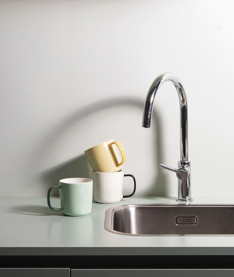 Cană Ceramică Albă 370ml