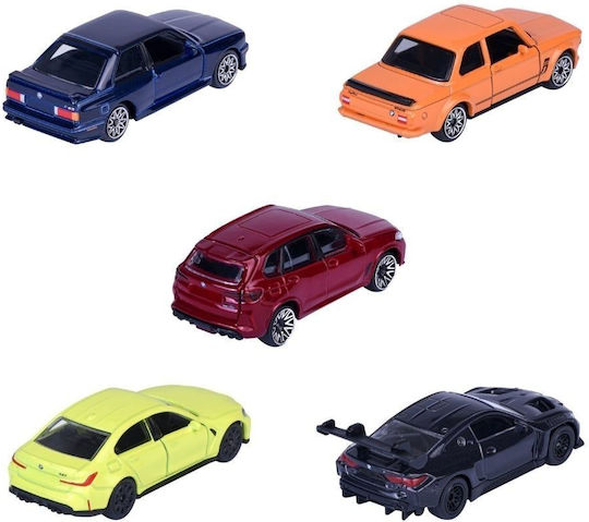 Majorette Set 5 Mașinuțe Metalice Bmw 7.5cm