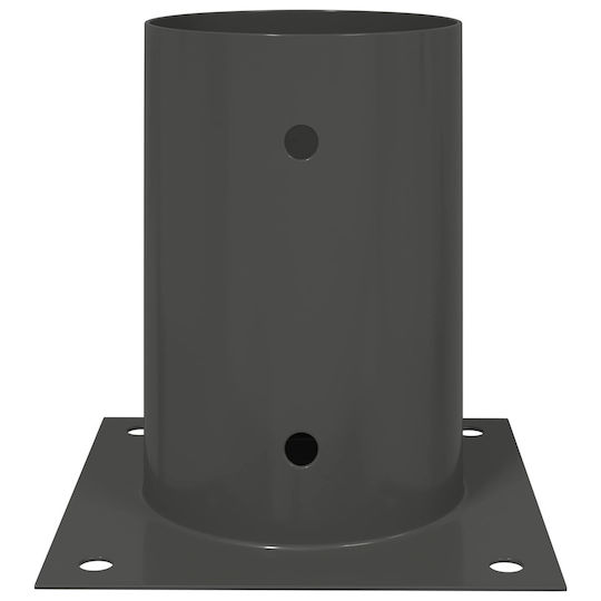 vidaXL Post Support for Garden Fence Made of Metal 15x15x15cm 4 Pieces