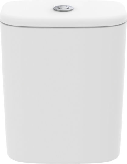 Ideal Standard Tesi Wall Mounted Plastic Rectangular High Pressure White Toilet Flush