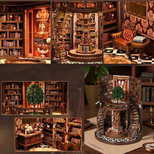 Căsuță Miniaturală Book Nook Cerc Cărți Vechi