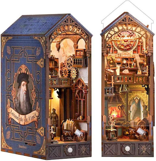 Miniature Book Nook House Leonardo Da Vinci