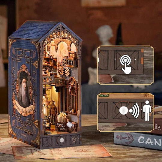 Miniature Book Nook House Leonardo Da Vinci