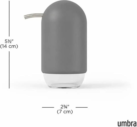 Umbra Bathroom Accessory Set Plastic Transparent 3 Pieces