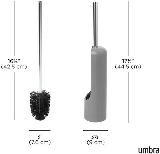 Umbra Bathroom Accessory Set Plastic Transparent 3 Pieces