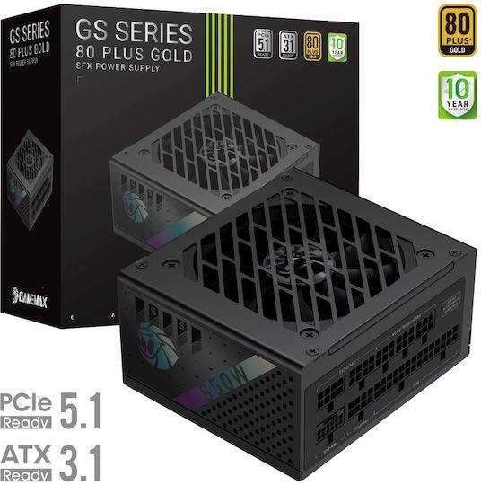 GameMax GS 850G 850W Black Power Supply Full Modular 80 Plus Gold