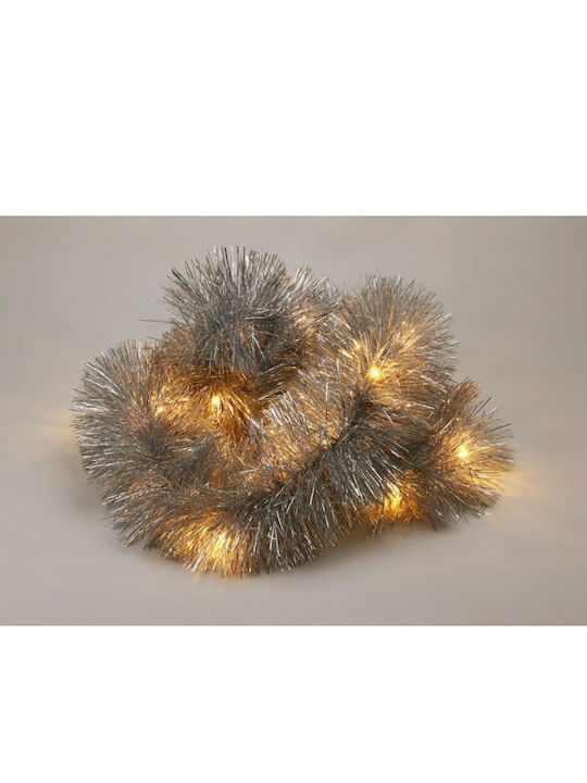 Decorative Garland 270cm 26led Silver Gray Silver