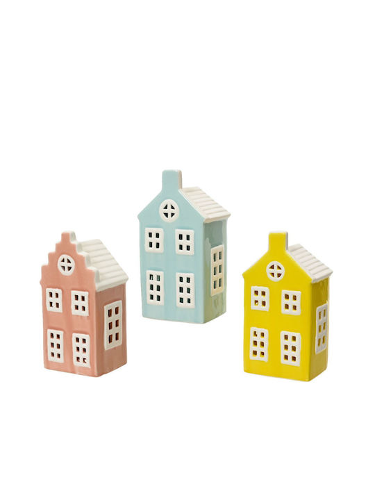 Beauty Home Настолно Щастие За Къщата Розова Керамика 7.8x15см (Различни Цветове)