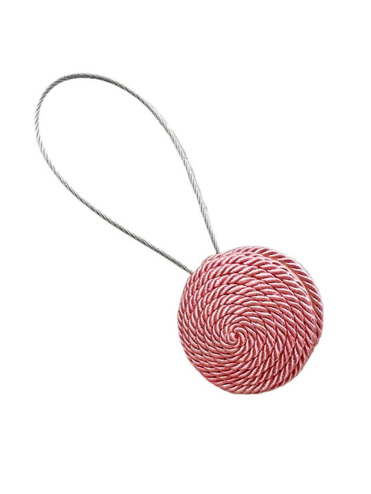Magnetischer Krawatten-Rücken aus Rosa Stoff