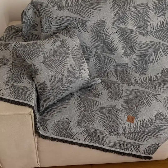 Borea Phoenix Sesselüberwurf 180x180cm Anthrazit