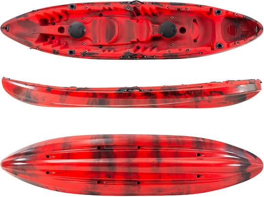 SCK Nereus Hd 2902 Plastik-Kajak Angeln 2 Personen Rote