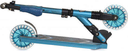 Byox Kids Scooter Foldable 2-Wheel for 6+ Years Blue