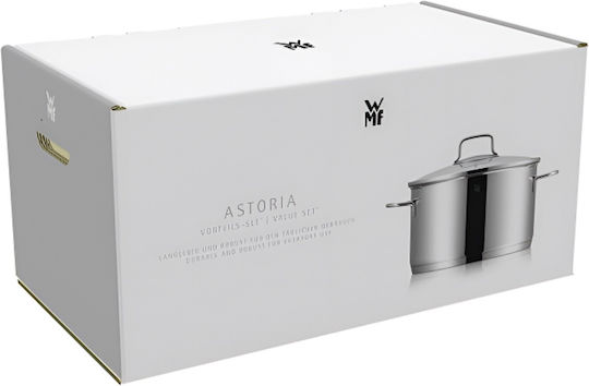 WMF Astoria Rostfreier Stahl Kochgeschirr-Set aus 5 Teilen