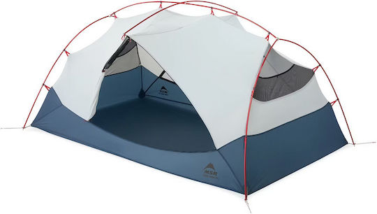 MSR Camping Tent Igloo Mountaineering Green with Double Cloth 4 Seasons for 2 People Waterproof 3000mm 224x264x102cm