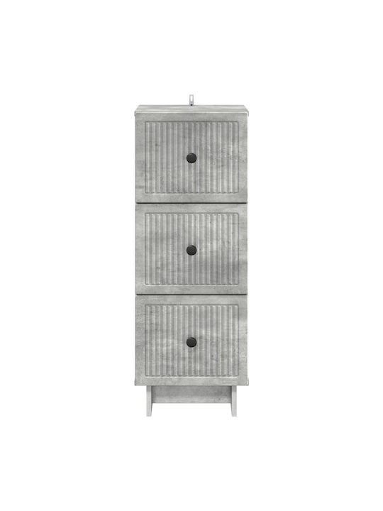 Metal Storage Cabinet L33xW34.5xH90cm