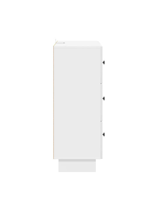 Metal Storage Cabinet L66xW34.5xH90cm
