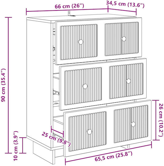 Ντουλάπι Αποθήκευσης Μεταλλικό Μ66xΠ34.5xΥ90εκ.