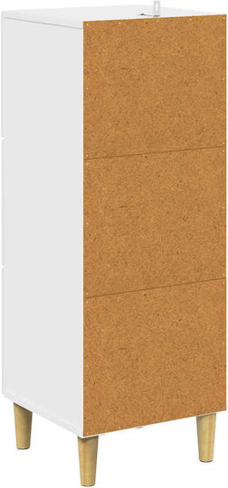 Sertar De Depozitare Din Lemn Cu 3 Sertare M33xL34.5xÎ90cm
